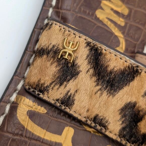 Sam Edelman Gala Leopard Print Slide Sandal Cyprus Tan Multi Size US8.5M EU39 - Picture 10 of 11